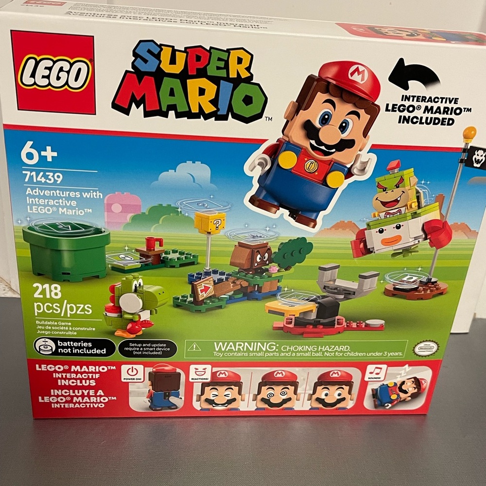 LEGO Super Mario Adventures w/Interactive Lego Mario (71439) 218Pieces 6+ Sealed